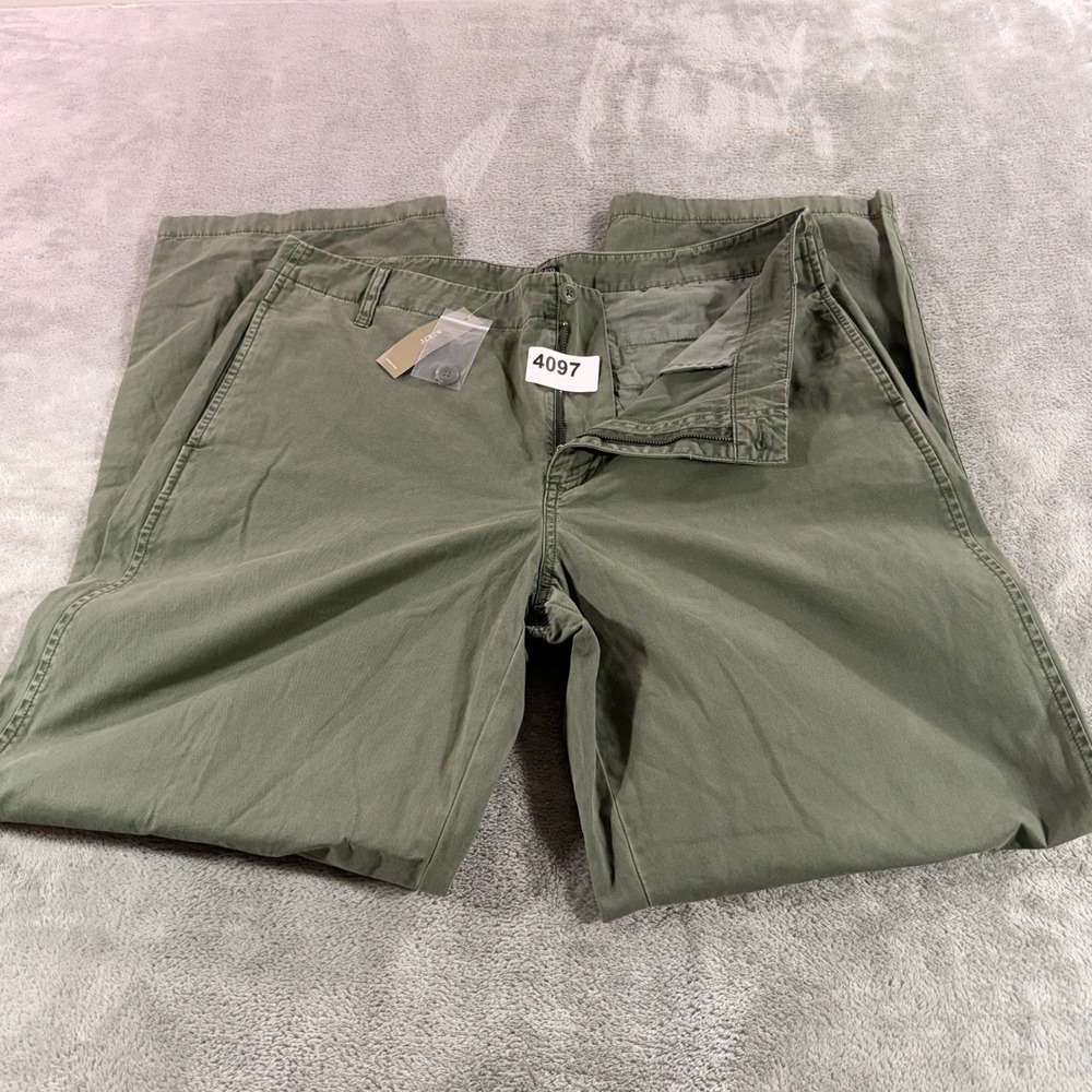 J.Crew Chino Pants Women 31T Green Wide Leg High Rise Cotton BP501